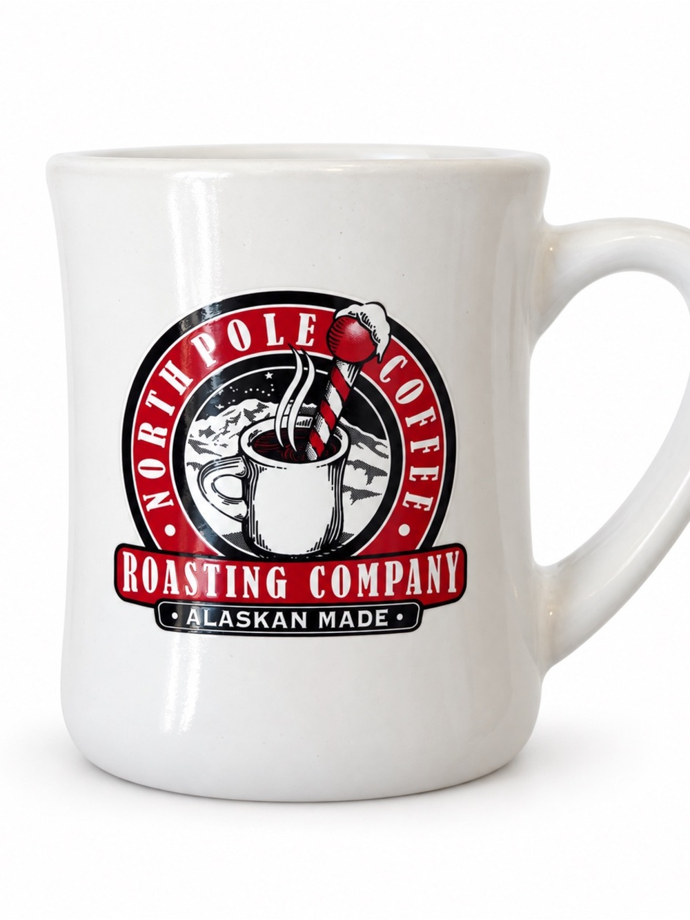 North Pole Coffee Santa Approved Alaska Souvenir Mug